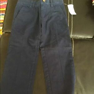 Brooks Brothers navy dress pants boys 4 NWT
